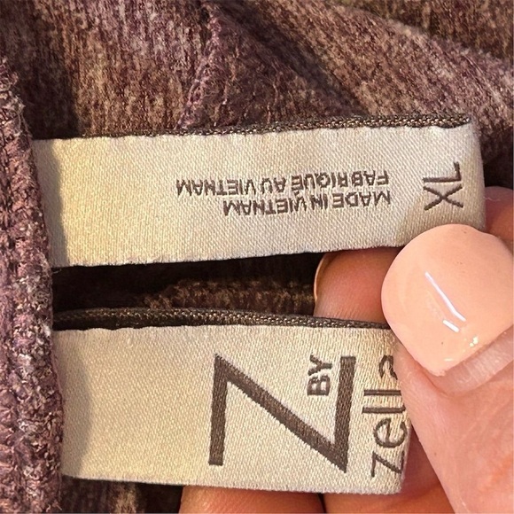 Z by Zella Women's Joggers Heathered Purple Size XL Elastic Waistband - Picture 7 of 9